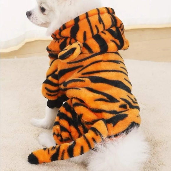 Tiger Print Dog Costume - Picture 3 of 5